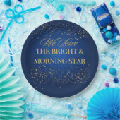 Der helle und morgendliche Star Pappteller (Party)