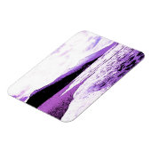 Der helle, violette und lila Strand Magnet (Linke Seite)