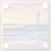 Der helle Wächter | der Peggy Bucht Glasuntersetzer (Rückseite)