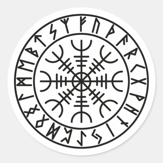 Der Helm der Ehrfurcht Aufkleber (Vorderseite)