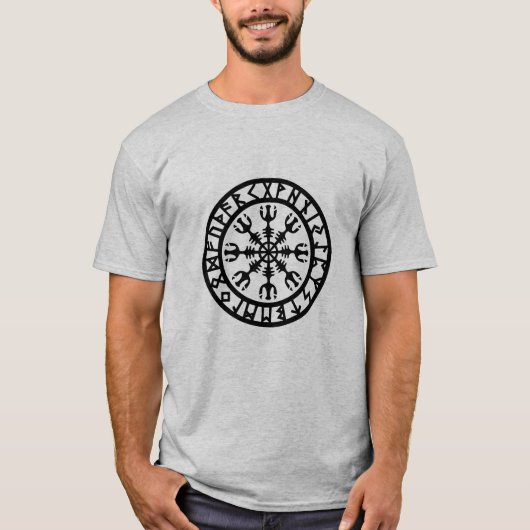 Der Helm der Ehrfurcht - Viking-Symbol für Schutz T-Shirt (Vorderseite)