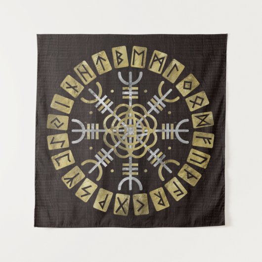 Der Helm der Ehrfurcht Wandteppich (Vorderseite (Horizontal))