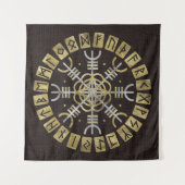 Der Helm der Ehrfurcht Wandteppich (Vorderseite)