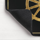 Der Helm des Schiffs Mousepad (Ecke)