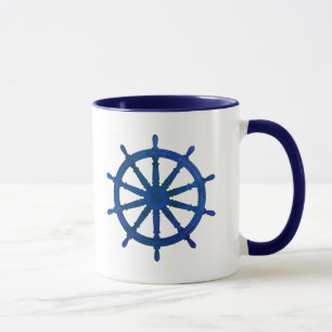 Der Helm des Schiffs Tasse