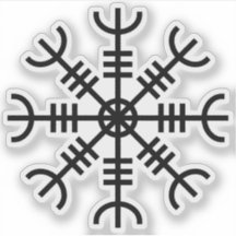 Der Helm von Awe - Aegishjalmur (schwarz)