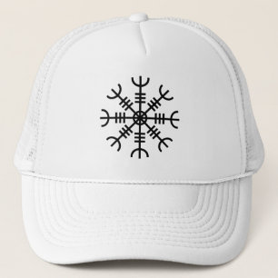 Der Helm von Awe - Aegishjalmur (schwarz) Truckerkappe