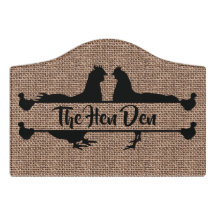 Der Hen Den Rustic Burlap Chicken Coop 