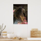 Der Hengst und die Rose - Poster (Küche)