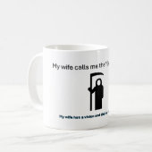 Der Henker-Becher Kaffeetasse (Vorderseite Links)