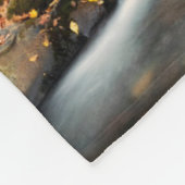 Der Herbst am Großen Bach Fleecedecke (Ecke)