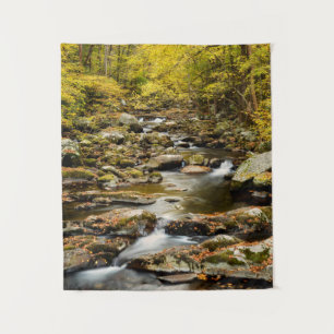 Der Herbst am Großen Bach Wandteppich