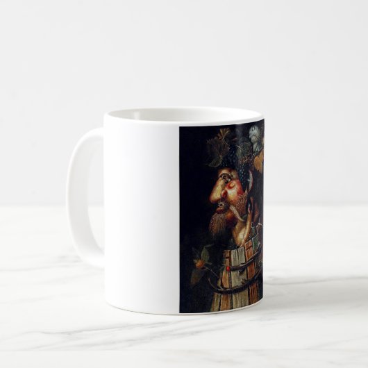 Der Herbst, Arcimboldo Kaffeetasse (Vorderseite Links)