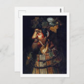 Der Herbst, Arcimboldo Postkarte (Vorne/Hinten)