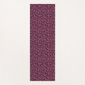 Der Herbst bleibt schwarz, Lila Yogamatte (Vorderseite)