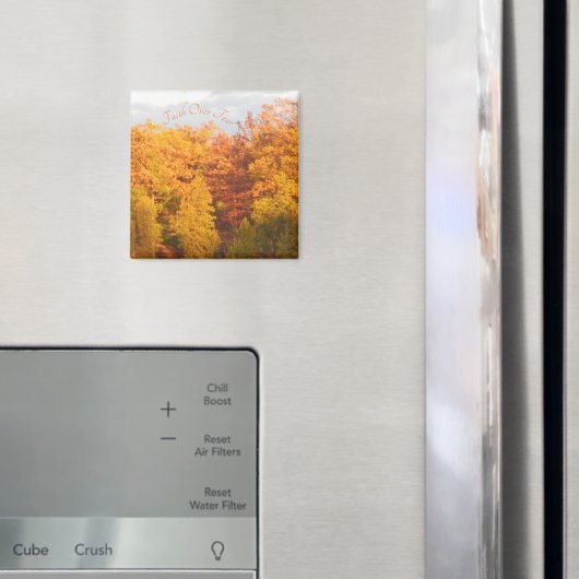 Der Herbst bringt den Glauben über die Angst Magnet (In Situ (Kühlschrank))