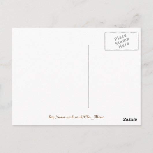 Der Herbst dämmert! Postkarte (Rückseite)