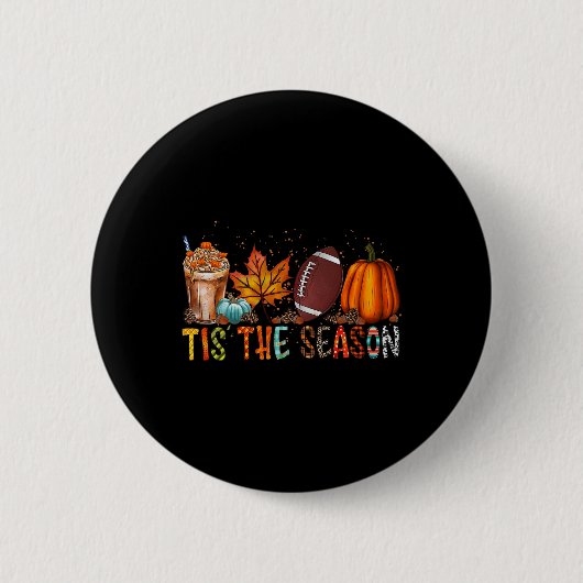 Der Herbst der Saison ist dank der Saison, in der Button (Vorderseite)