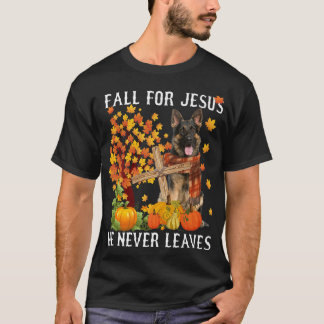 Der Herbst des Deutschen Hirten für Jesus, den er  T-Shirt