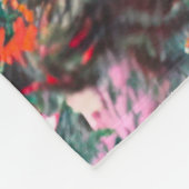 Der Herbst erstreckt sich über Wälder mit roten Bl Fleecedecke (Ecke)