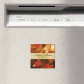 Der Herbst fällt aus der Gold-Multifunktionsleiste Magnet (In Situ (Geschirrspüler))