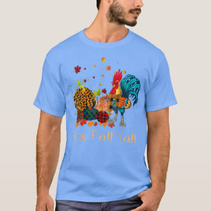 Der Herbst-Herbst-Pumpkin-Hühner-Erntedank T-Shirt
