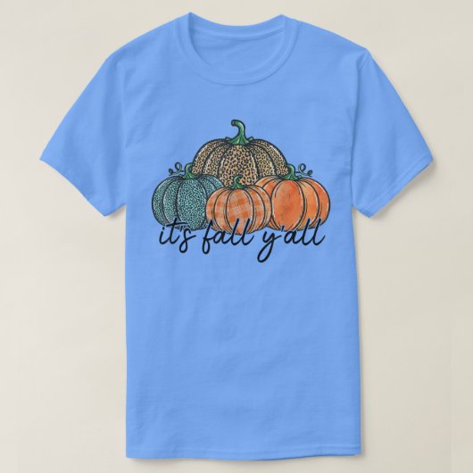 Der Herbst-Herbst-Pumpkin-Leopard-Erntedank T-Shirt (Design vorne)