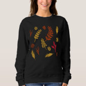 Der Herbst hinterlässt abstraktes Design Sweatshirt (Vorderseite)