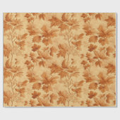 Der Herbst hinterlässt das moderne Toile de Jouy M Geschenkpapier (Flach)