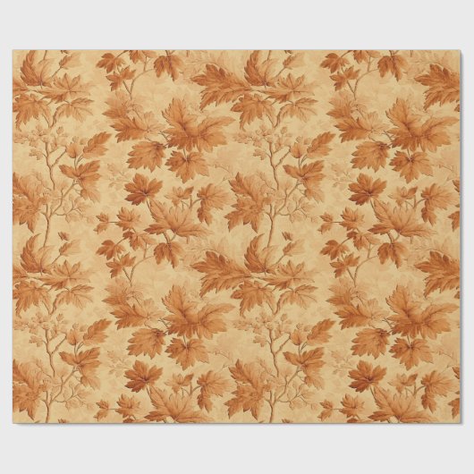 Der Herbst hinterlässt das moderne Toile de Jouy M Geschenkpapier (Flach)