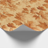 Der Herbst hinterlässt das moderne Toile de Jouy M Geschenkpapier (Ecke)
