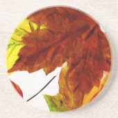 Der Herbst hinterlässt den Abstrakten Impressionis Getränkeuntersetzer (Vorne)
