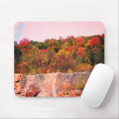 Der Herbst hinterlässt die Granitklippe Mousepad (Mit Mouse)