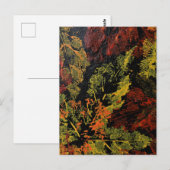 Der Herbst hinterlässt die Postkarte (Vorne/Hinten)