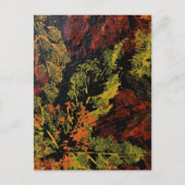 Der Herbst hinterlässt die Postkarte (Vorderseite)