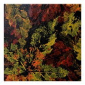 Der Herbst hinterlässt ein glänzendes Poster (Vorderseite)