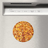 Der Herbst hinterlässt ein großes rundes Magnet (In Situ (Geschirrspüler))