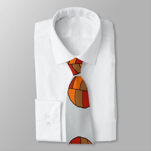 Der Herbst hinterlässt ein rotes Leaf-Muster in je Krawatte (Gebunden)