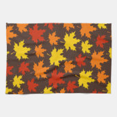 Der Herbst hinterlässt farbenfrohe Muster Geschirrtuch (Horizontal)