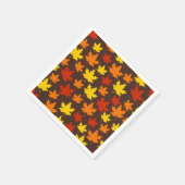 Der Herbst hinterlässt farbenfrohe Muster Serviette (Ecke)