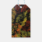 Der Herbst hinterlässt Giftmarken Geschenkanhänger (Vorderseite)