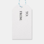 Der Herbst hinterlässt Giftmarken Geschenkanhänger (Rückseite)