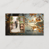 Der Herbst hinterlässt Ihre Foto-Visitenkarte Visitenkarte (Vorderseite)