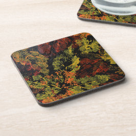 Der Herbst hinterlässt KunststoffUntersetzer Getränkeuntersetzer