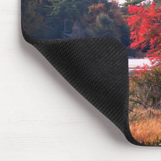 Der Herbst hinterlässt Marsh Nature Mousepad (Ecke)