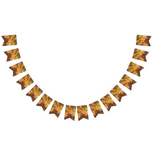 Der Herbst hinterlässt rustikale Party-Jagdfahnen Wimpelkette (Alle)