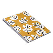 Der Herbst hinterlässt Vintage nahtlose Muster. Ei Notizblock (Rechte Seite)