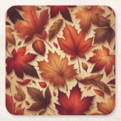 Der Herbst hinterlässt Wall Art Rechteckiger Pappuntersetzer (Vorderseite)