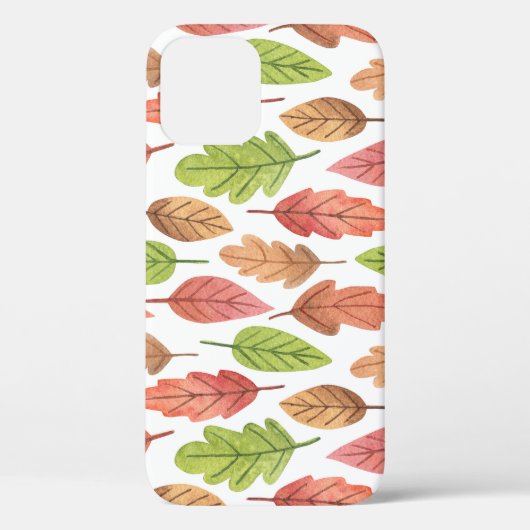Der Herbst hinterlässt Wasserfarbe: Naturmuster. Case-Mate iPhone Hülle (Rückseite)