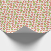 Der Herbst hinterlässt Wasserfarbe: Naturmuster. Geschenkpapier (Ecke)